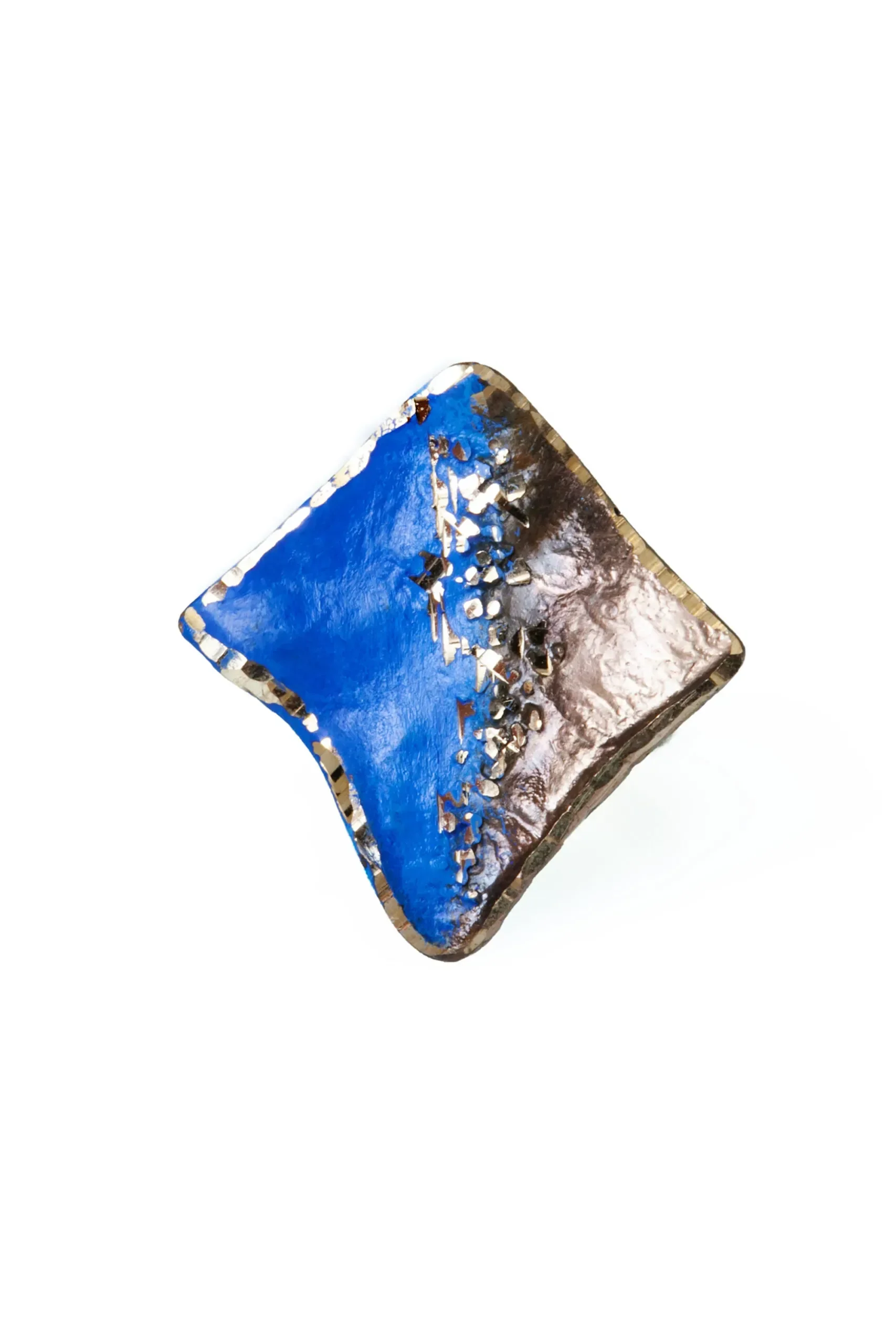 Handmade Jewellery | Βronze ring with blue patina gallery 1