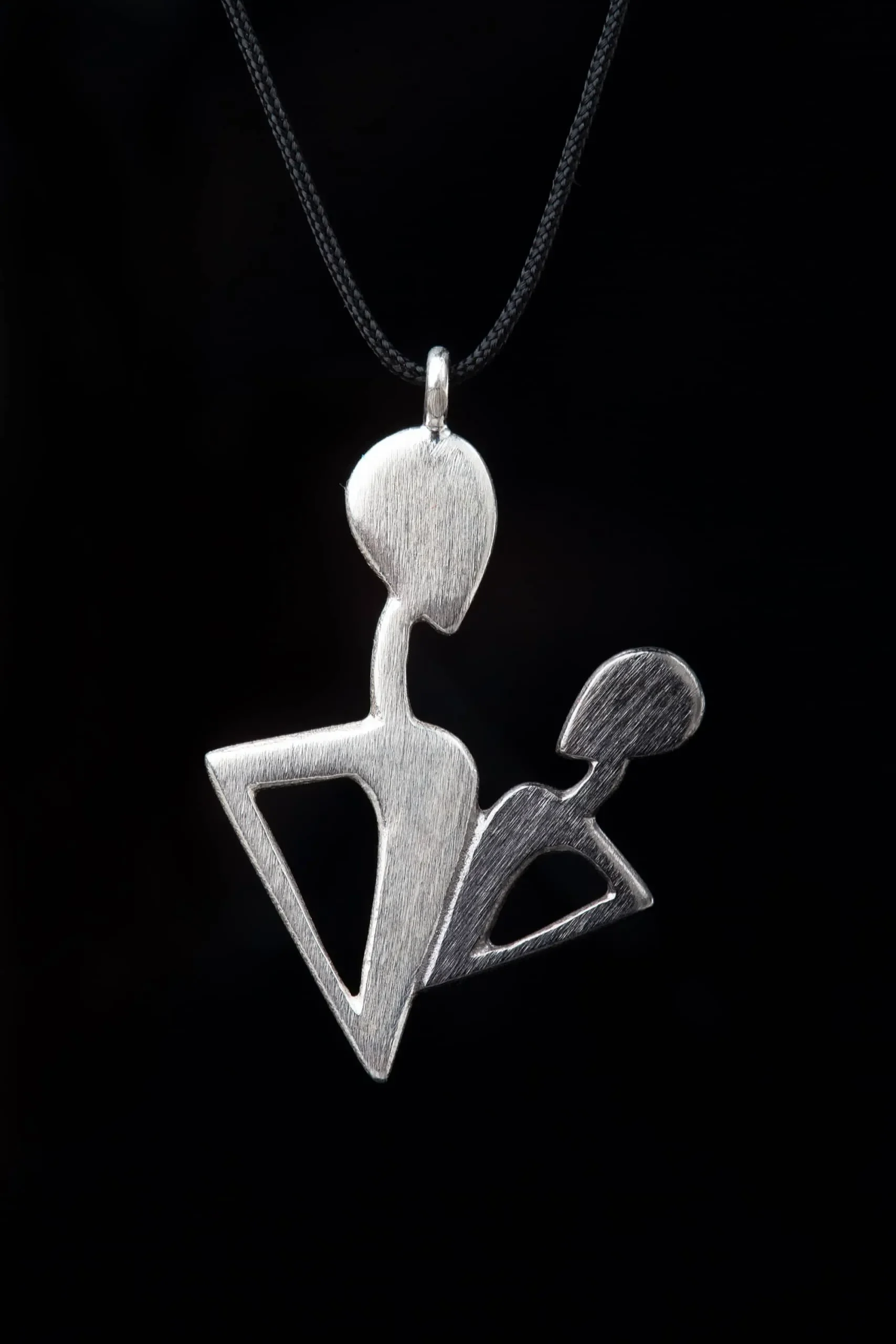 Handmade Jewellery | Figure silver necklace gallery 1