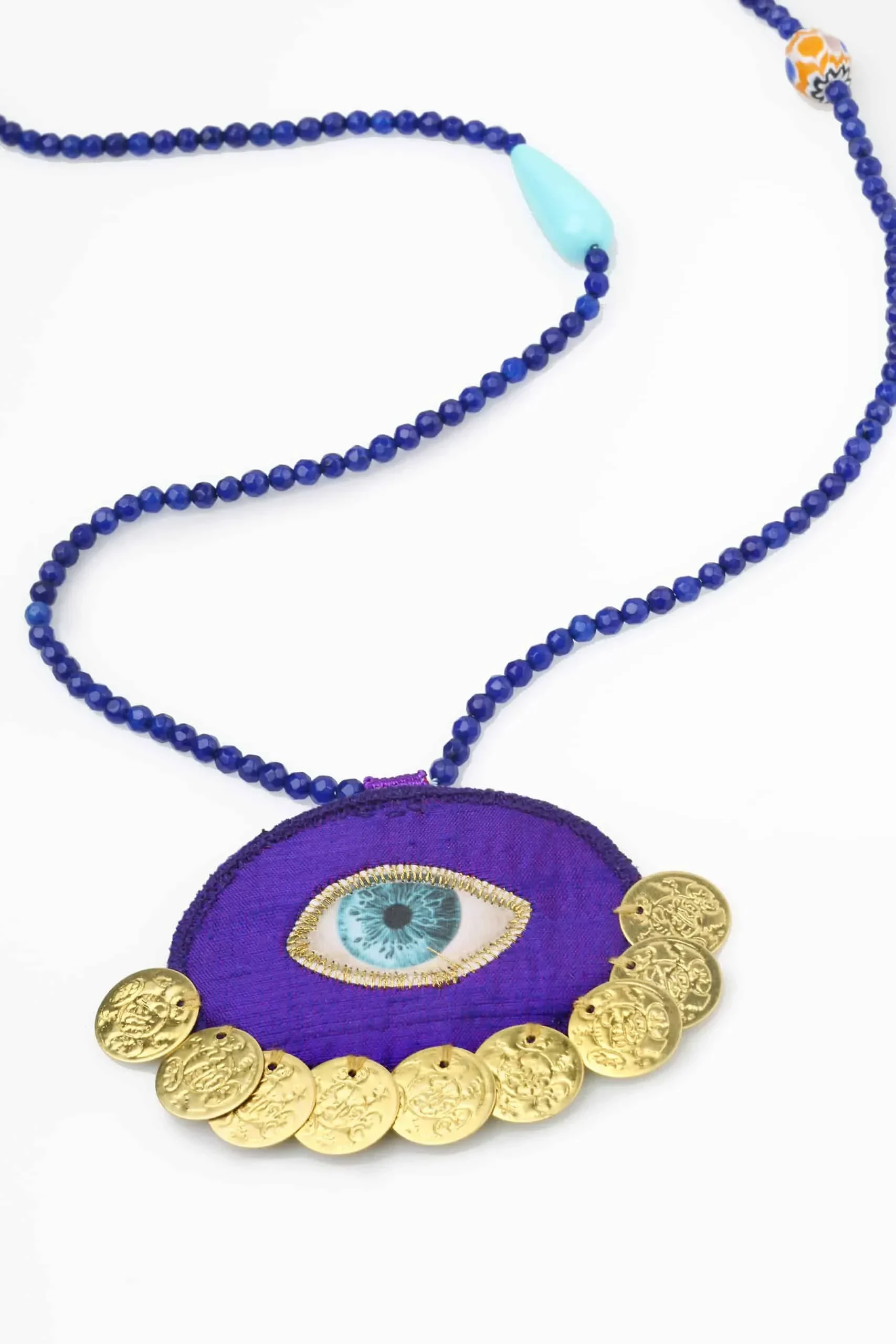 Handmade Jewellery | Eye long necklace gallery 1