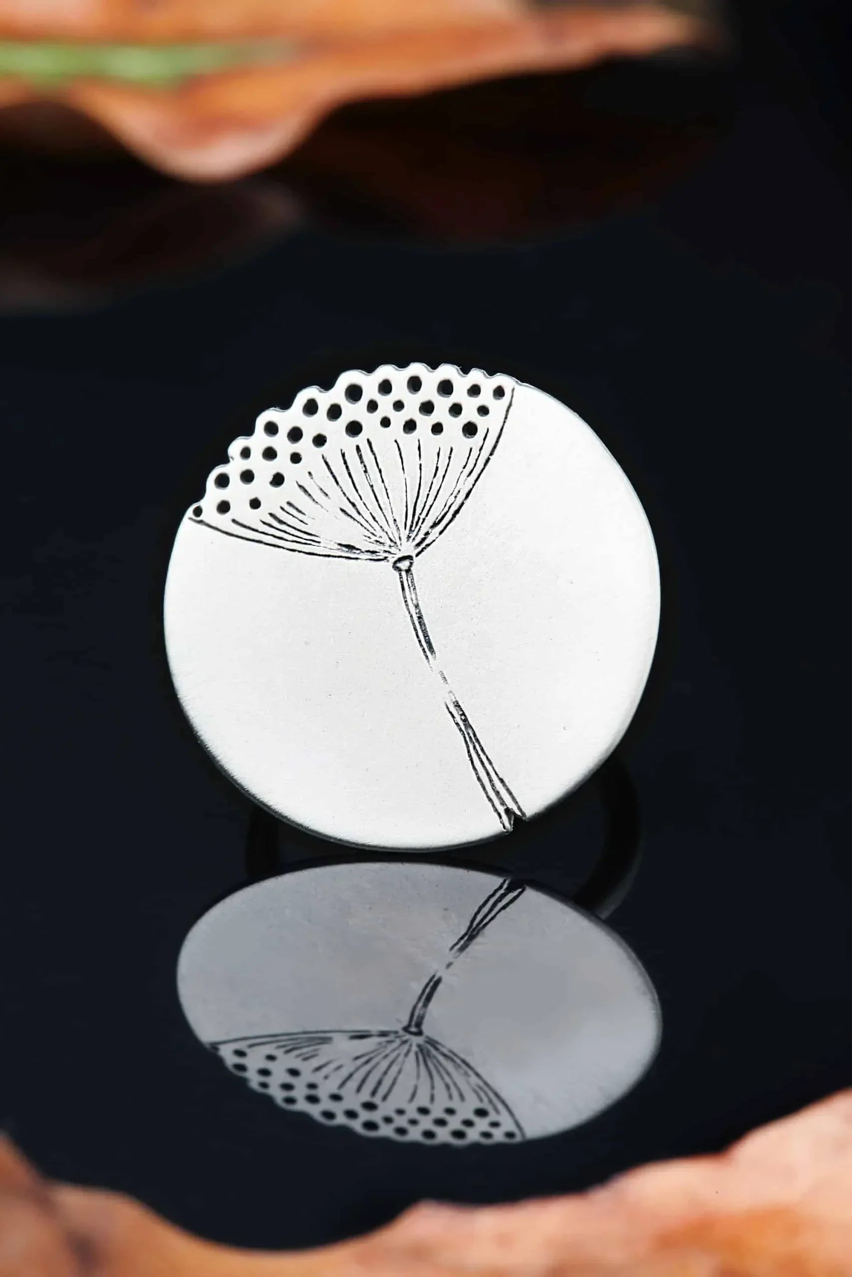 Handmade Jewellery | Dandelion handmade silver ring gallery 2