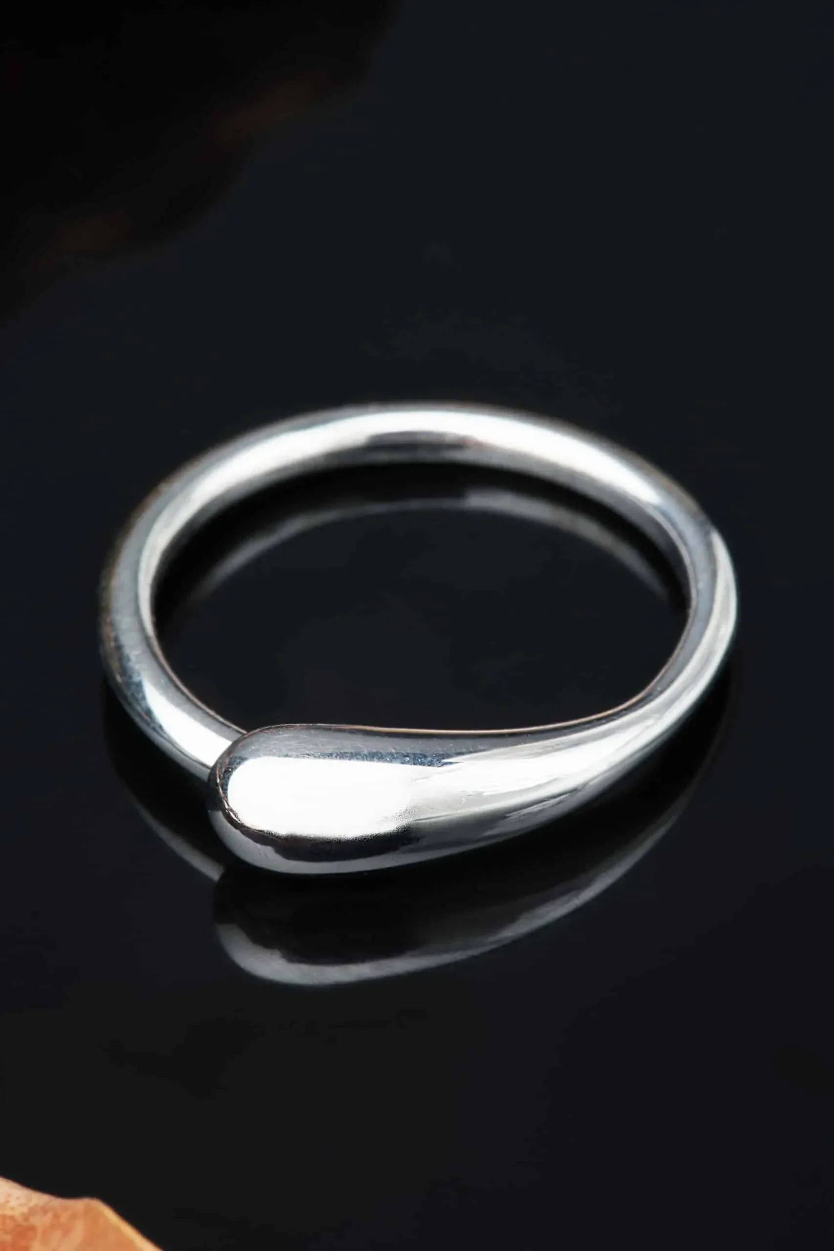 Handmade Jewellery | Drop silver ring gallery 2