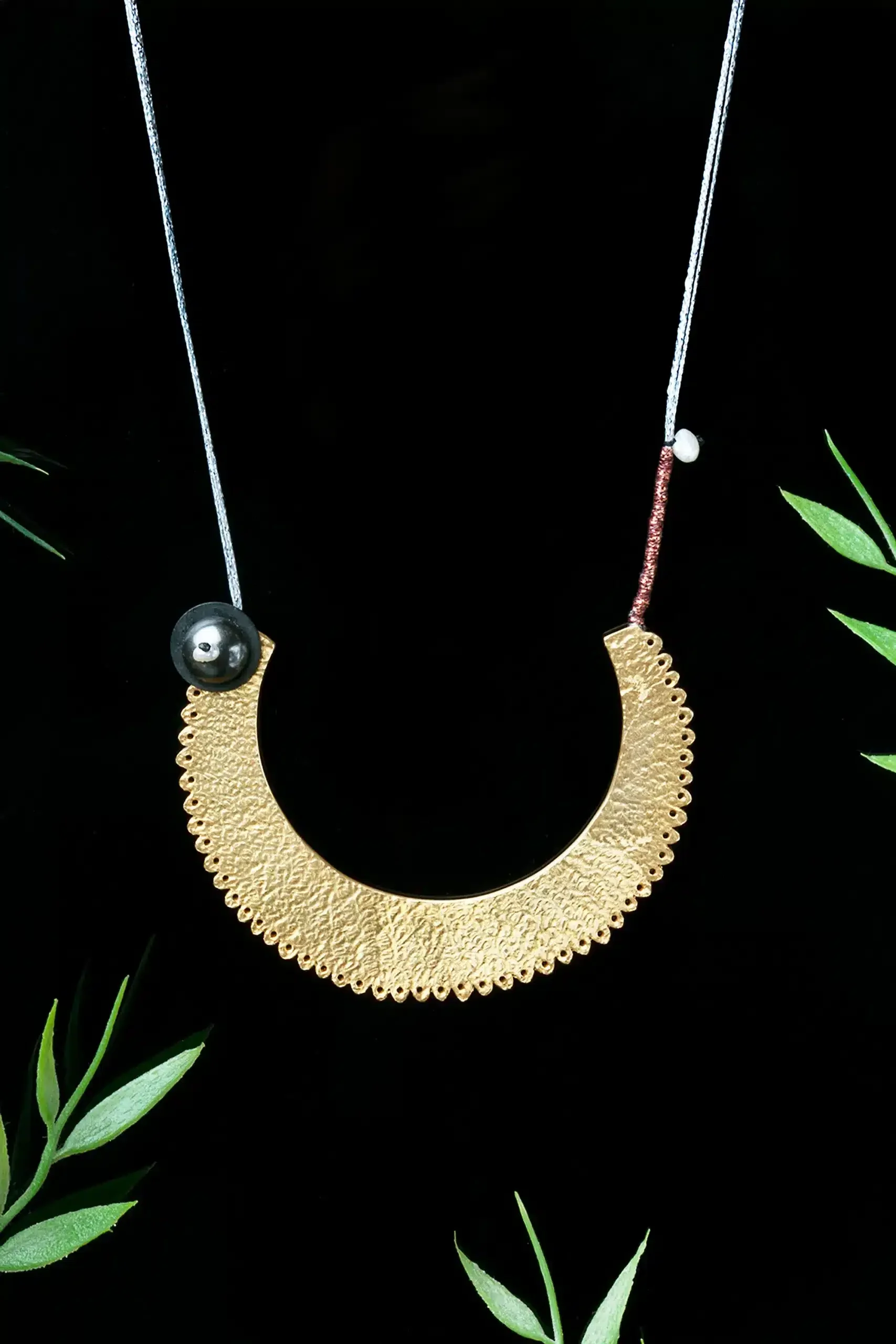 Handmade Jewellery | Gold plated bronze necklace gallery 1