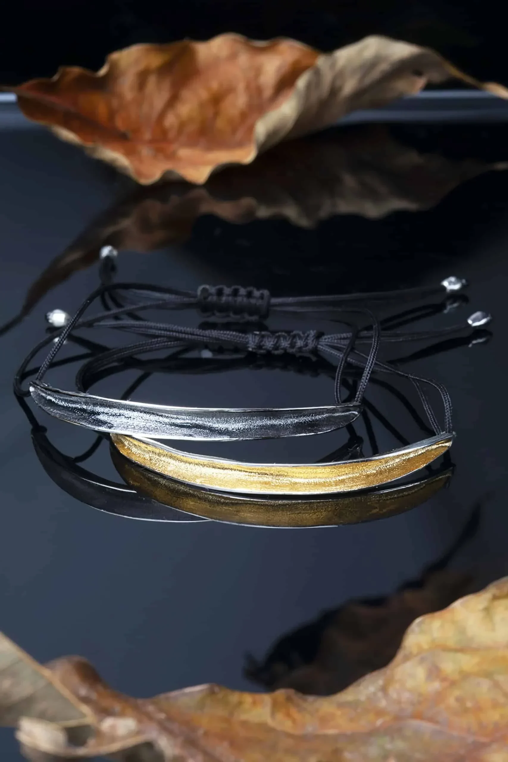 Handmade Jewellery | Minimal gold plated silver bracelet gallery 2