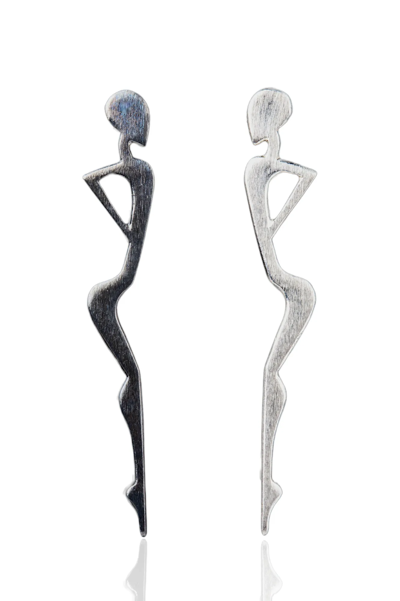 Handmade Jewellery | Figure silver earrings main