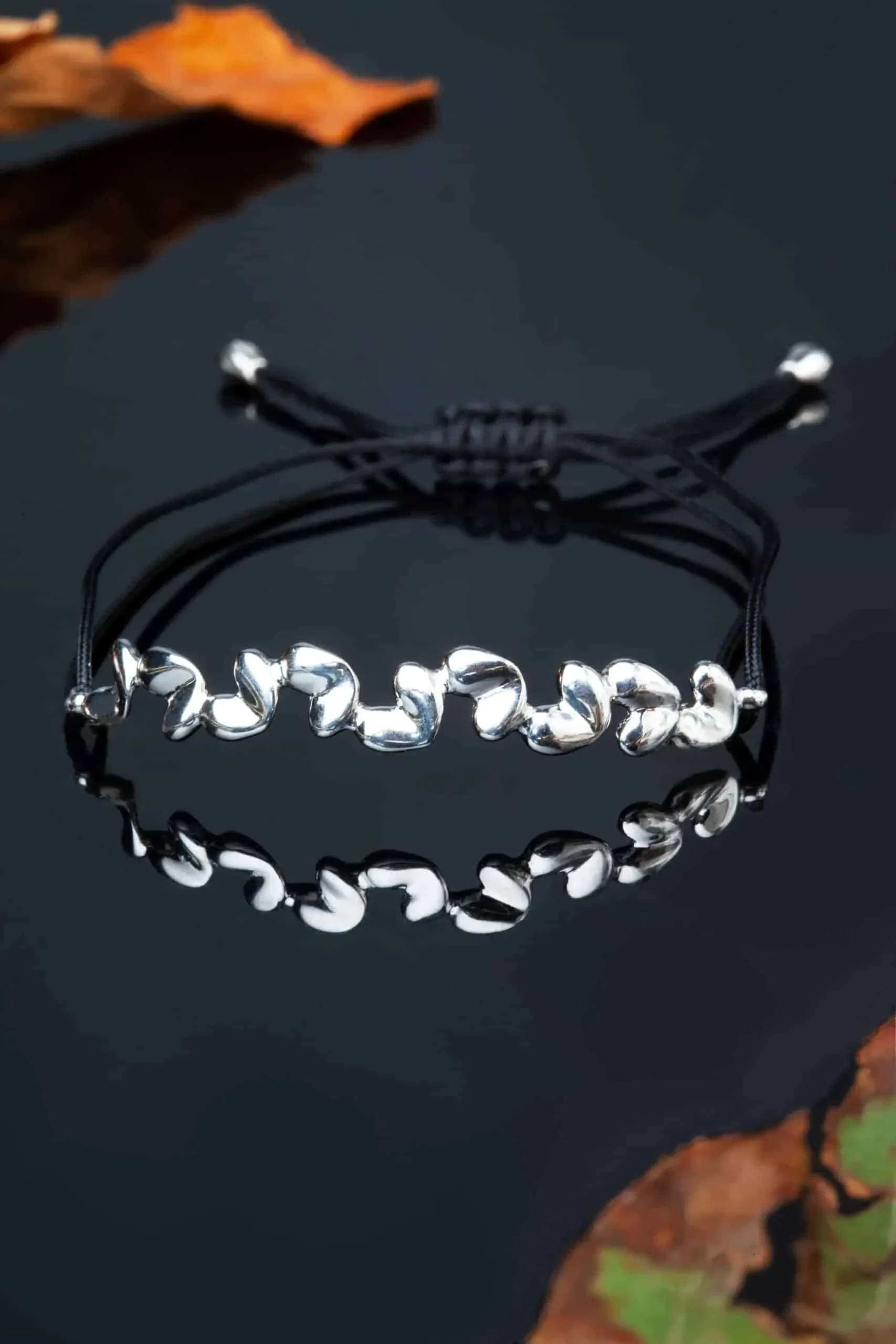 Handmade Jewellery | Hearts silver bracelet gallery 1