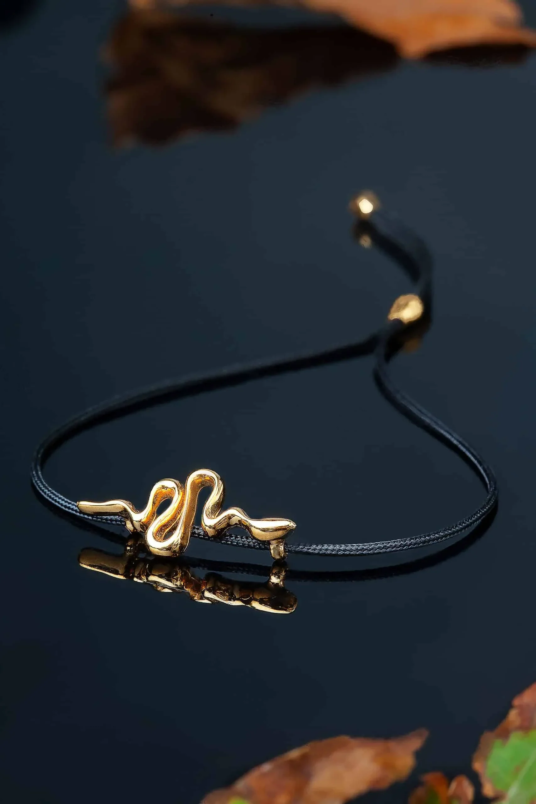 Handmade Jewellery | Snake gold plated silver bracelet gallery 2