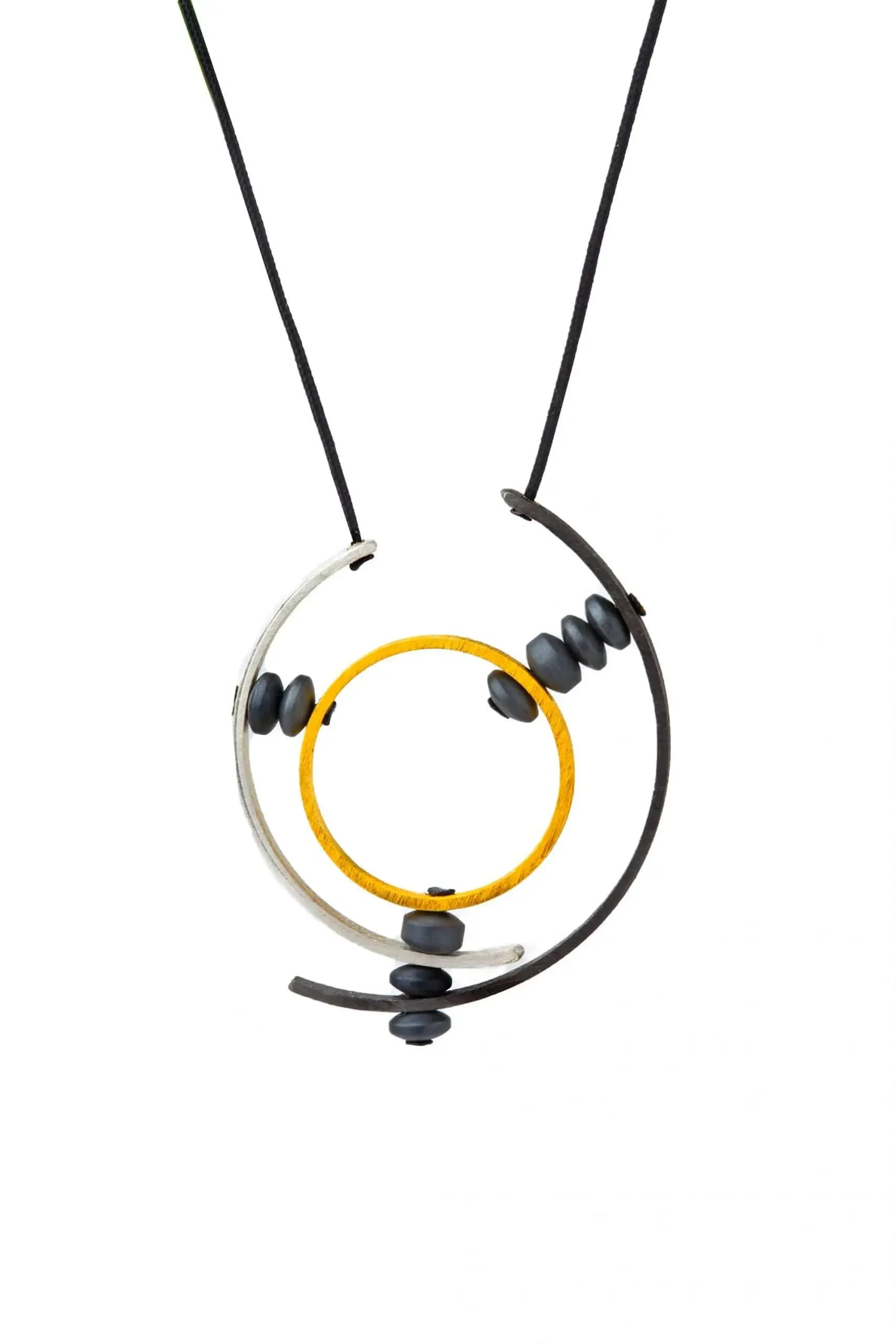 Handmade Jewellery | Minimal geometric bronze necklace gallery 1