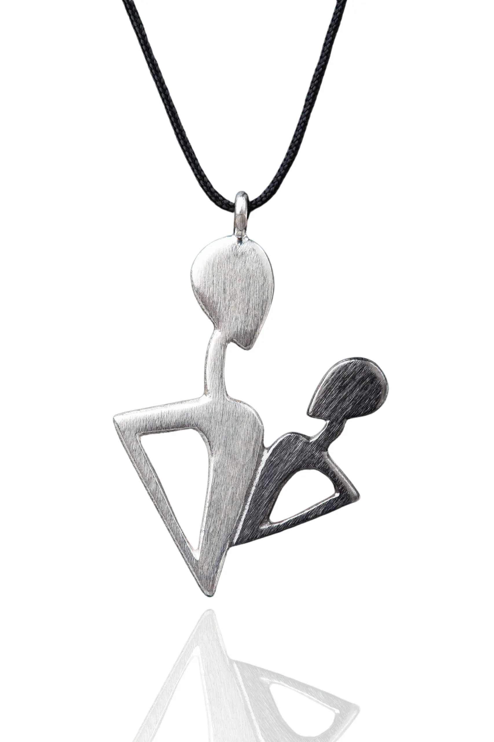 Handmade Jewellery | Figure silver necklace main