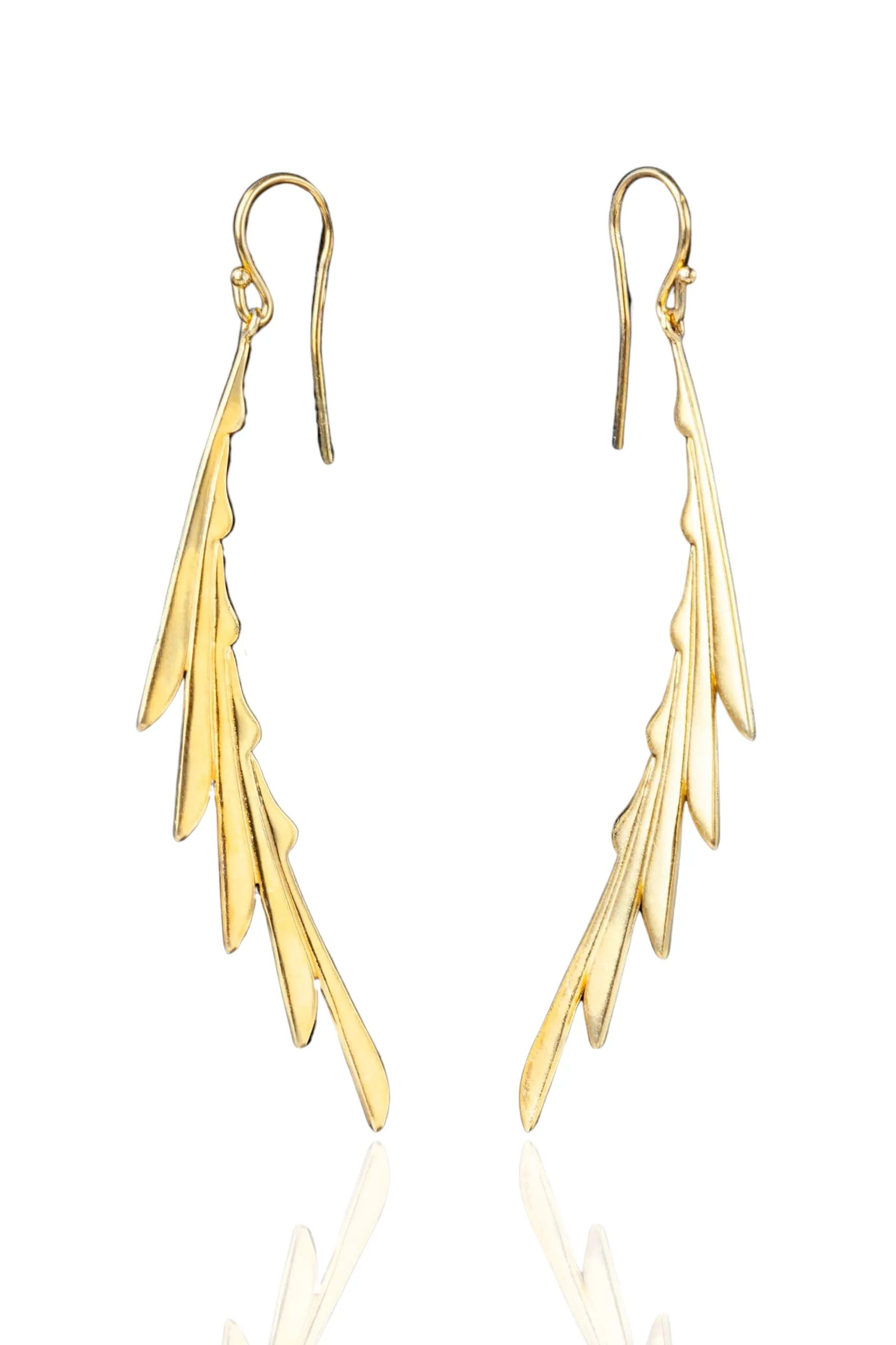 Handmade Jewellery | Silver gold plated earrings main