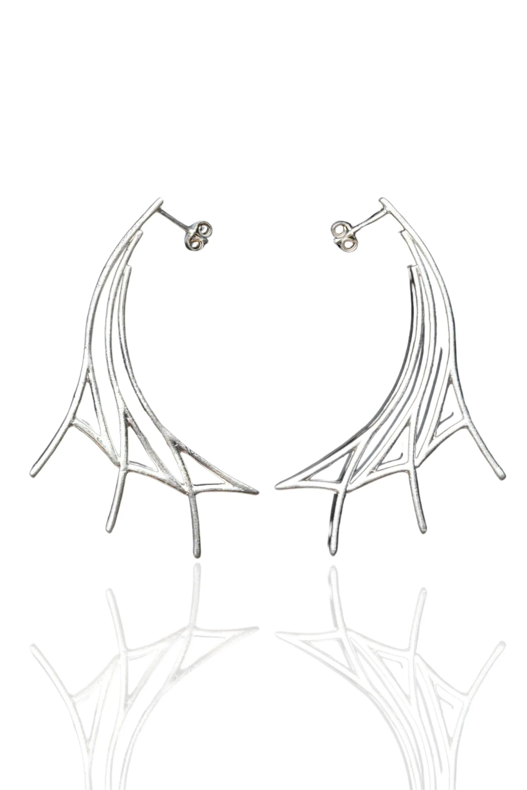 Handmade Jewellery | Minimal silver earrings main