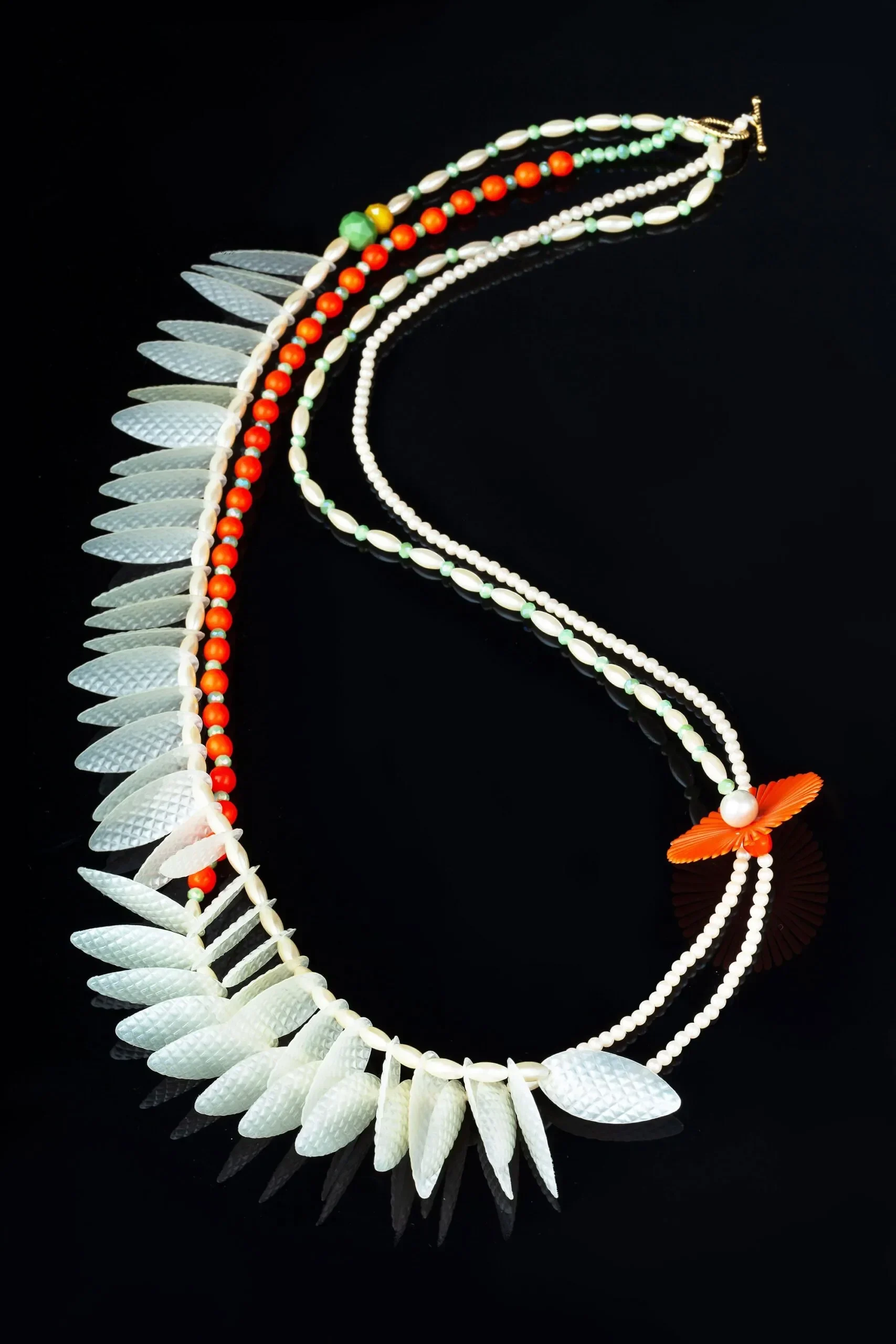 Handmade Jewellery | Colourful handmade long necklace gallery 1