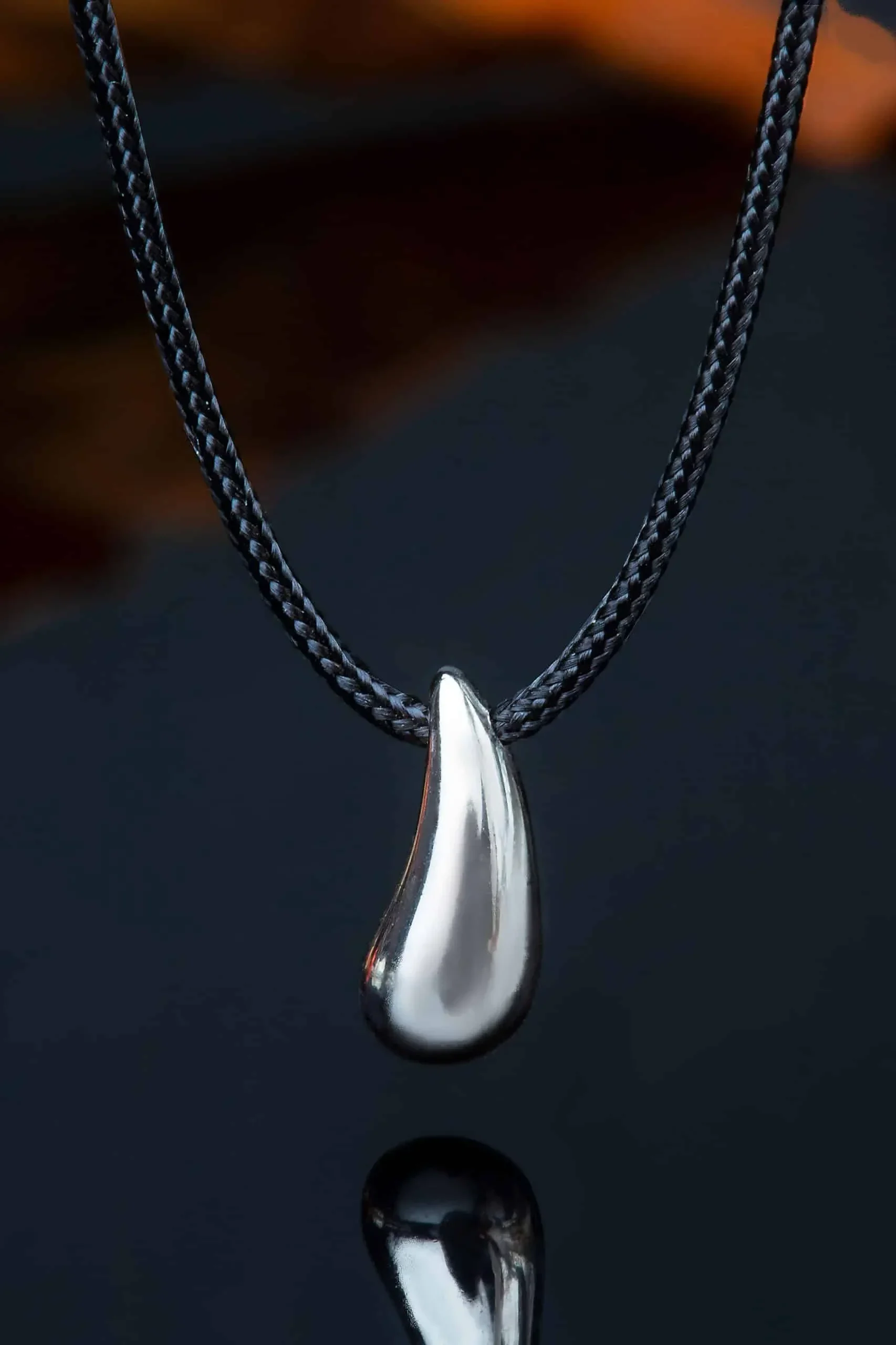 Handmade Jewellery | Drop silver necklace gallery 1