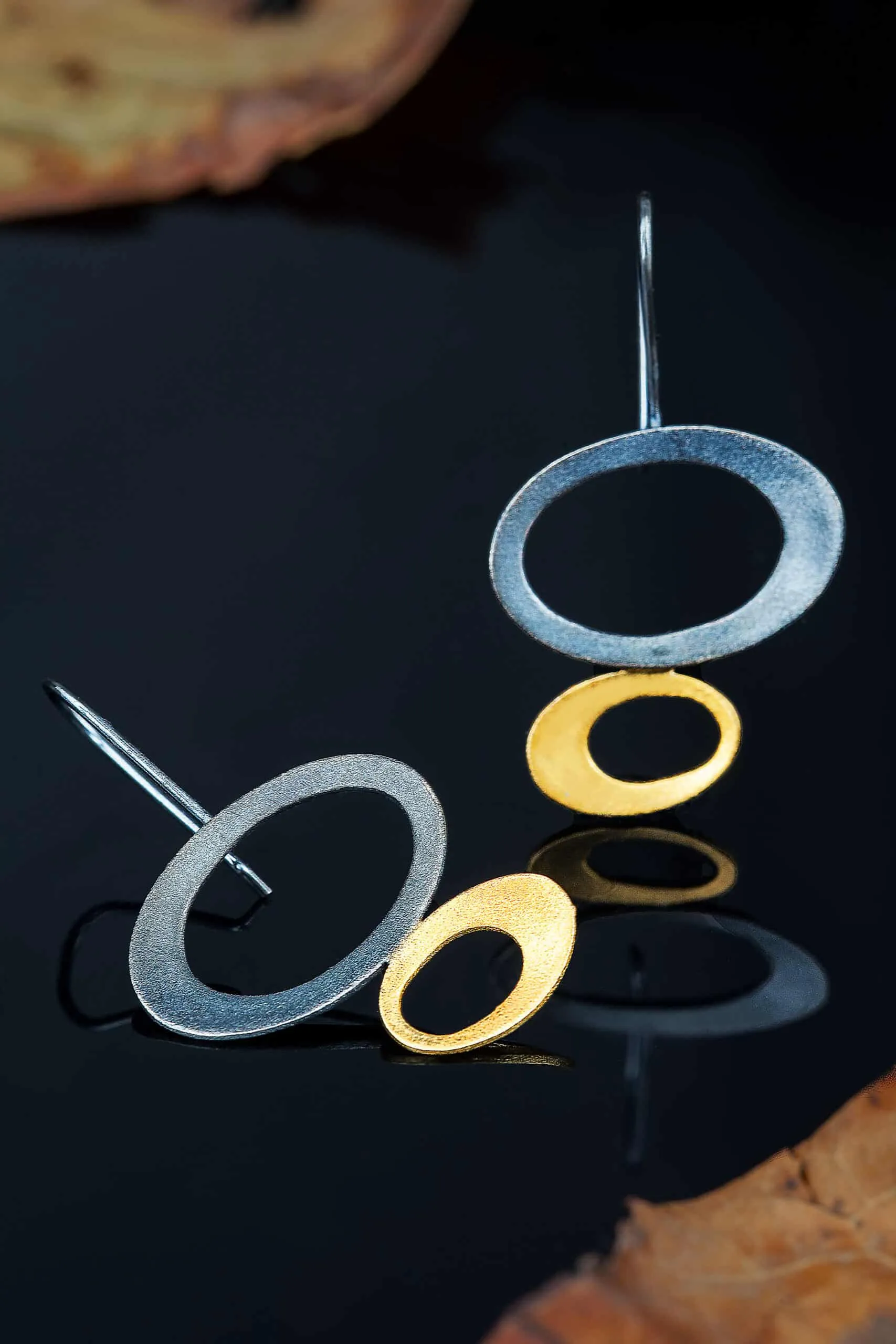 Handmade Jewellery | Geometric handmade silver earrings gallery 2