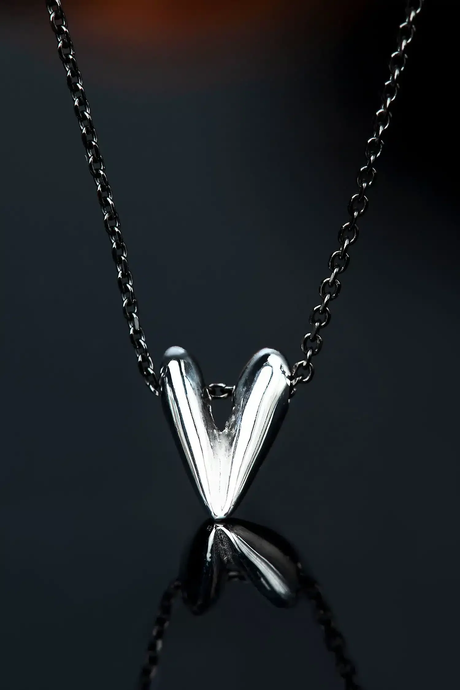 Handmade Jewellery | Heart silver necklace gallery 1