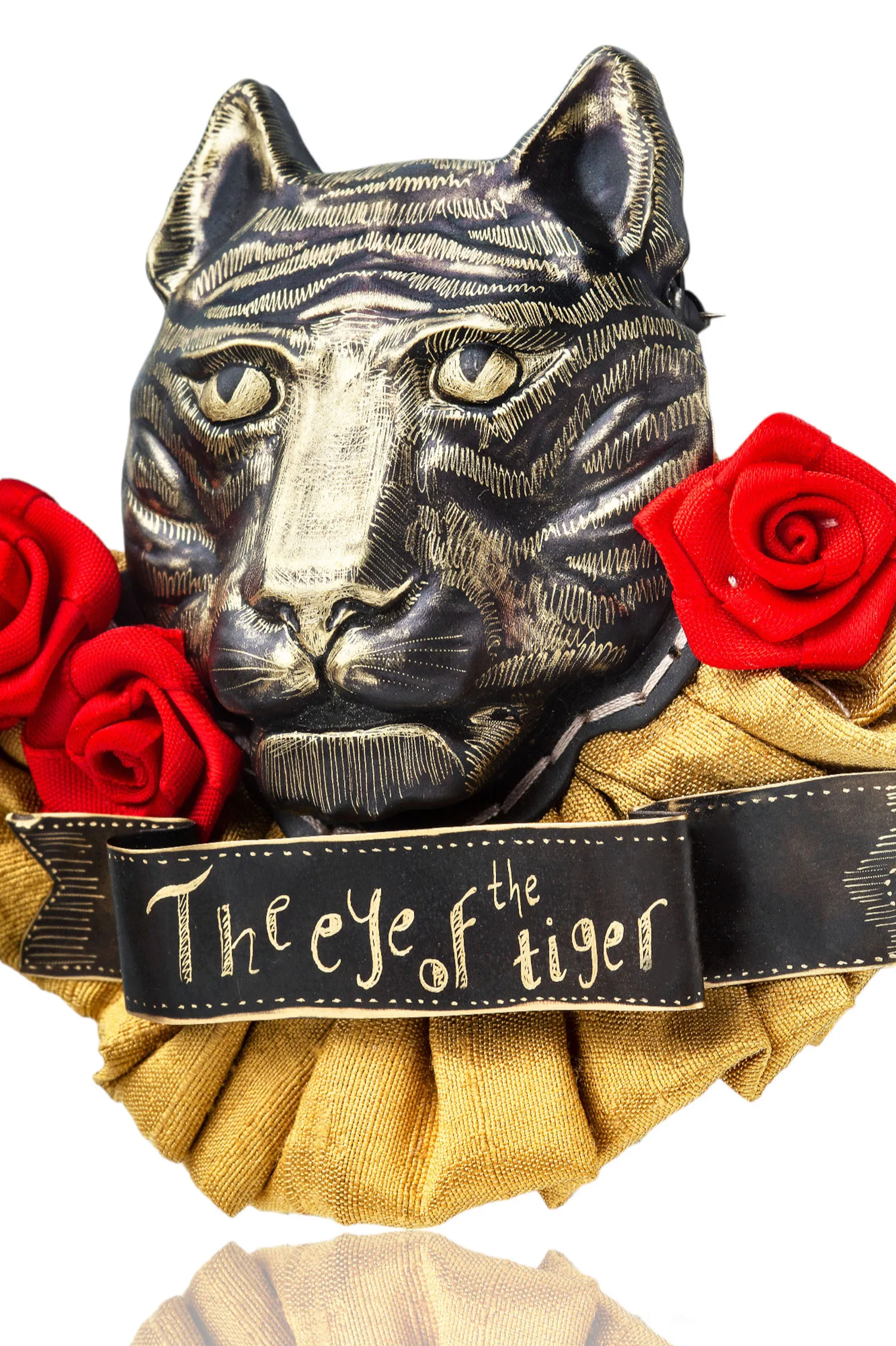 Handmade Jewellery | "The Eye of the Tiger"engraved handmade brooch gallery 2