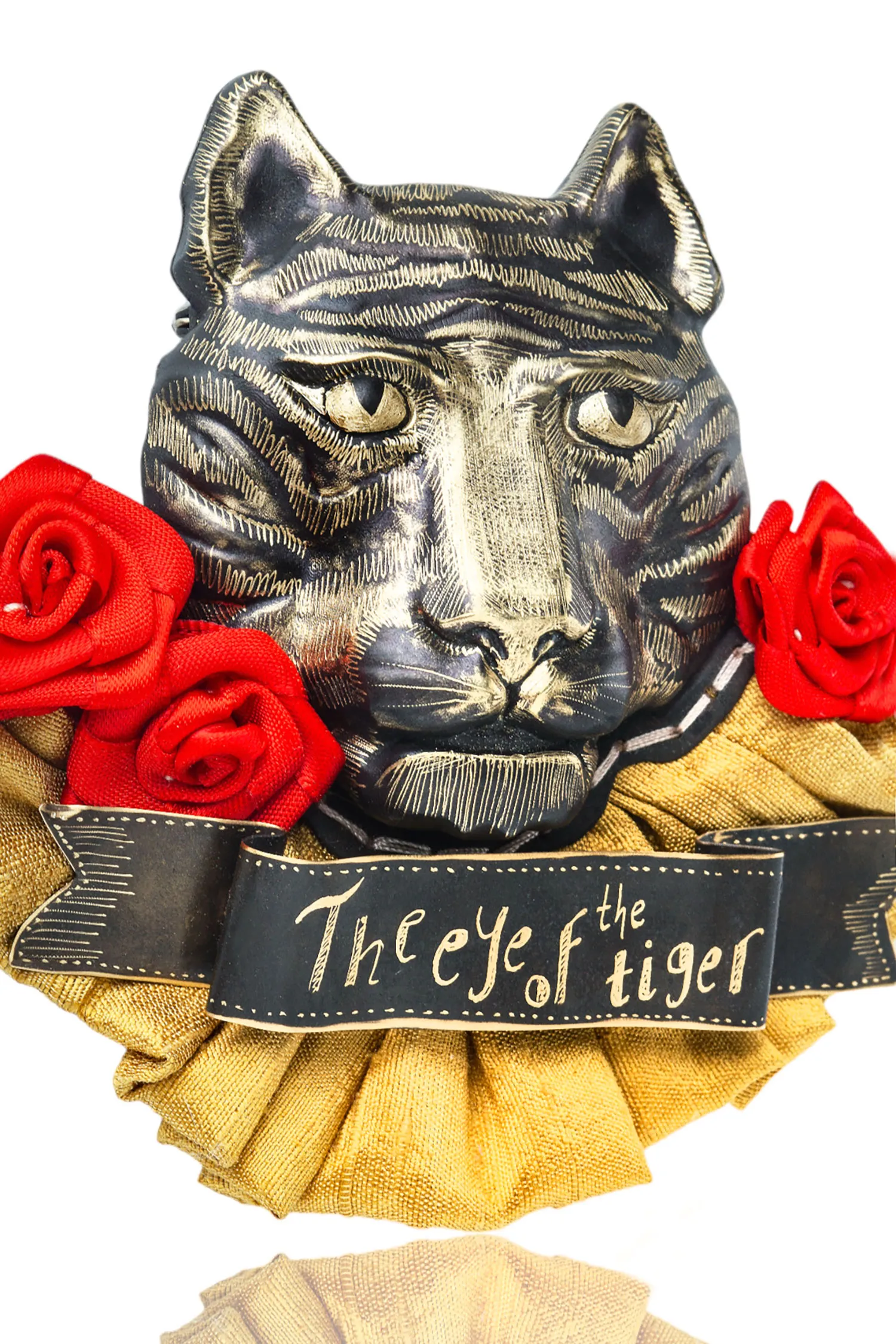 Handmade Jewellery | "The Eye of the Tiger"engraved handmade brooch gallery 3