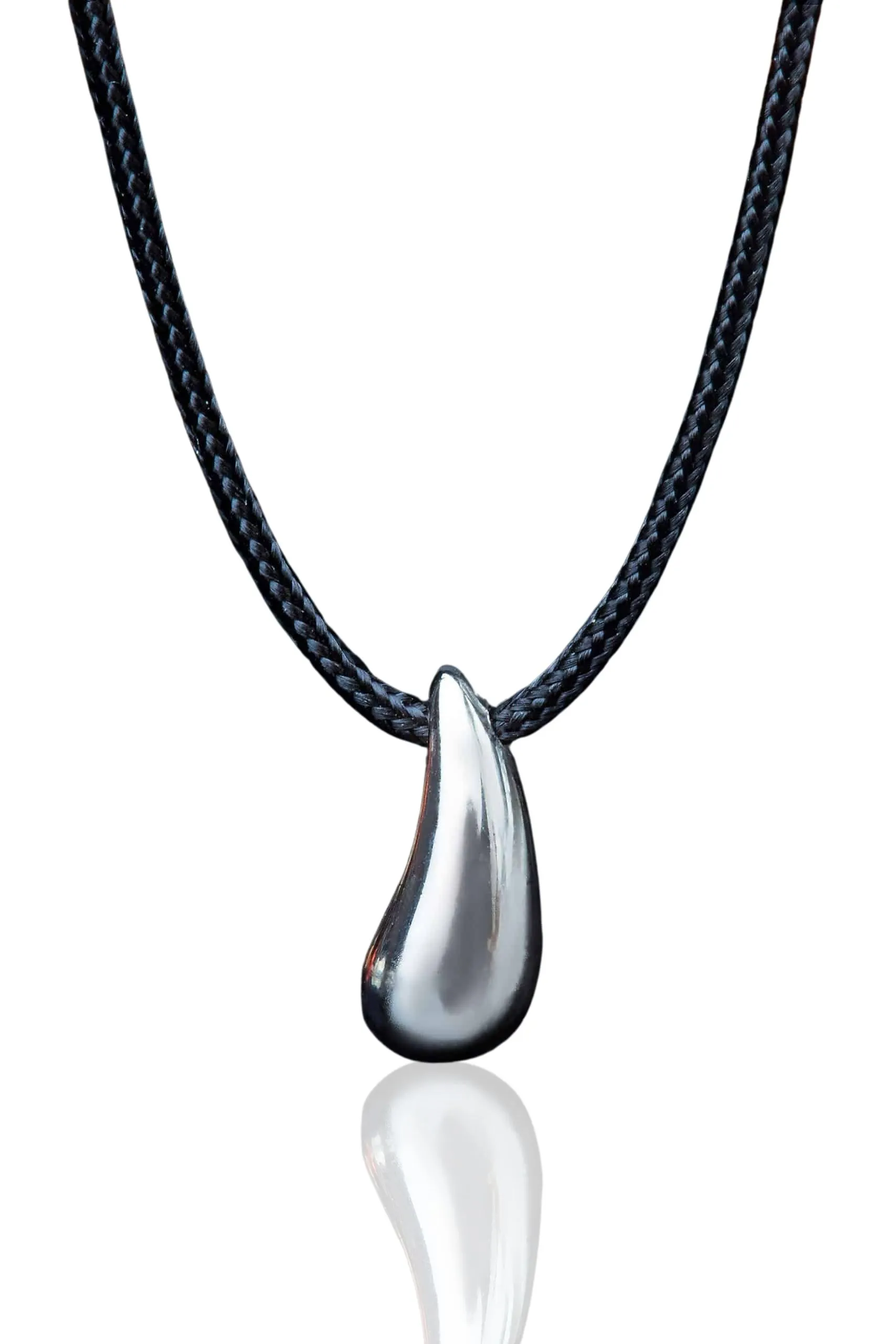 Handmade Jewellery | Drop silver necklace main