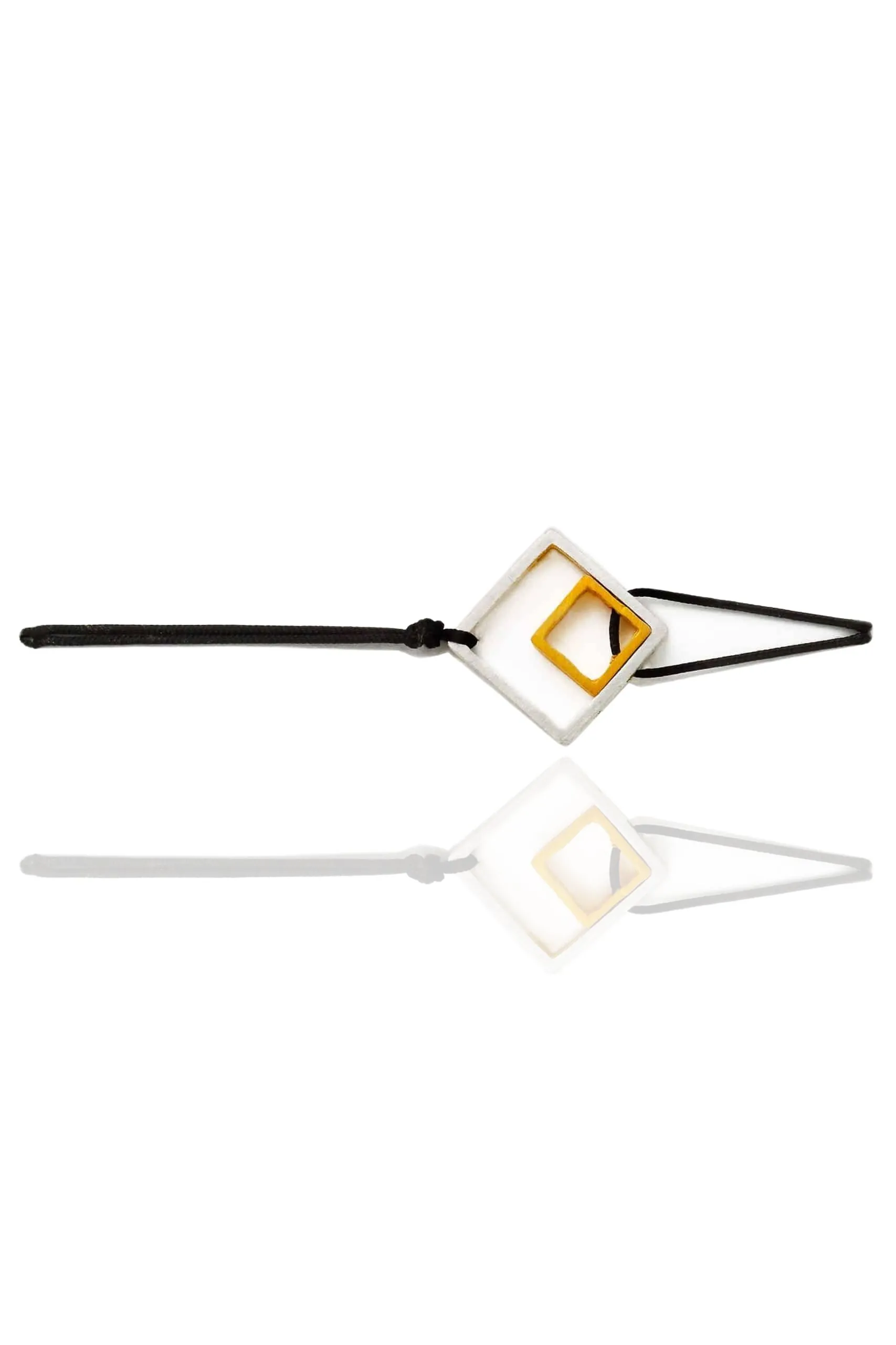 Handmade Jewellery | Minimal geometric multi plated bronze bracelet main