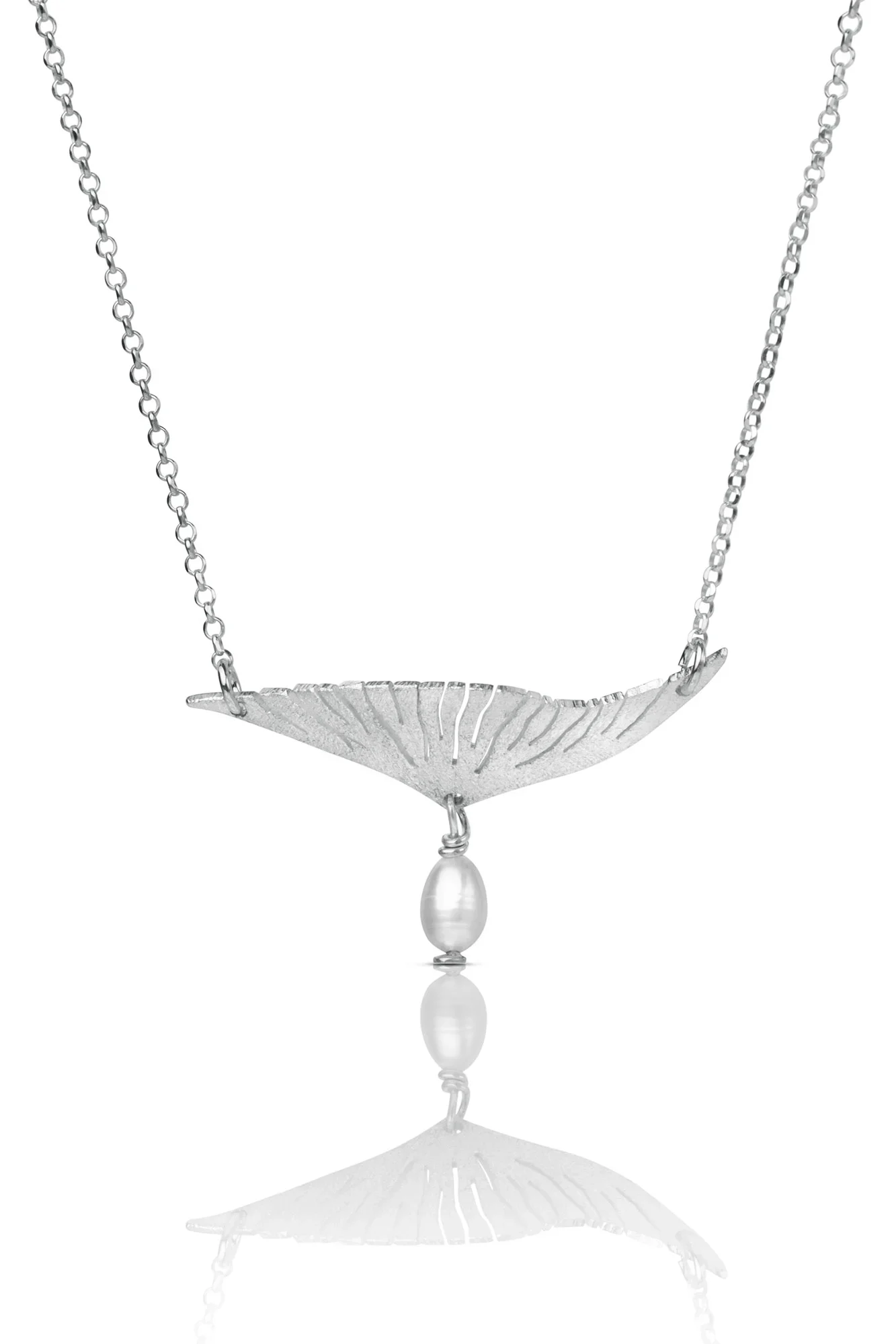 Handmade Jewellery | Wing handmade silver necklace main