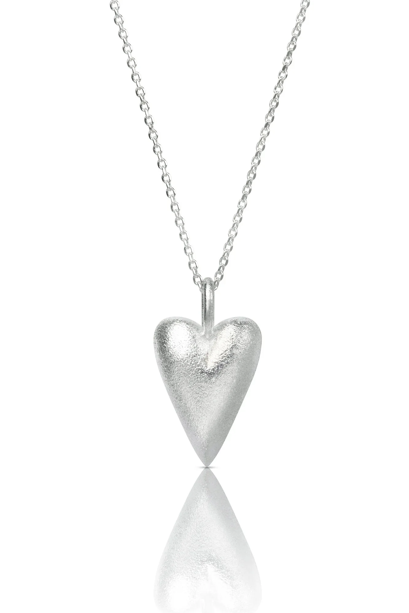 Handmade Jewellery | Handmade heart silver necklace main