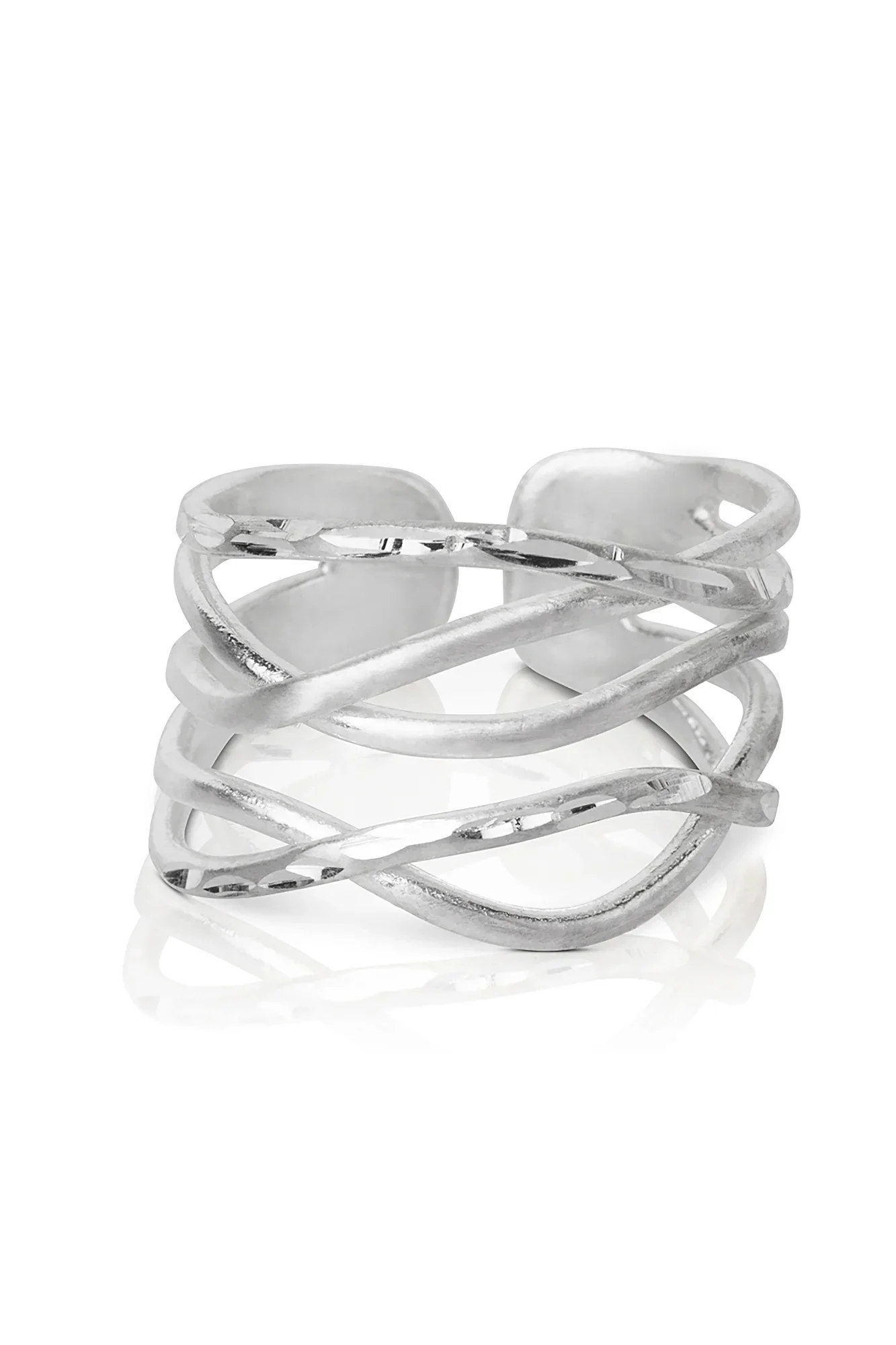 Handmade Jewellery | Waves minimal silver ring main