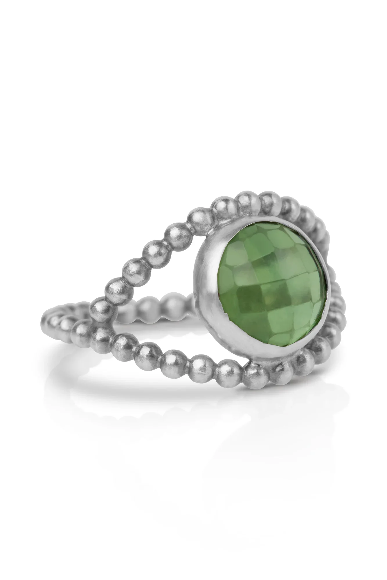 Handmade Jewellery | Aventurine & silver Eye minimal ring gallery 2