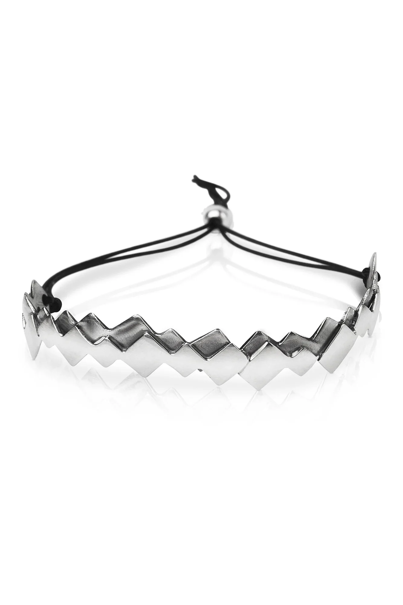 Handmade Jewellery | Minimal geometric handmade silver bracelet main