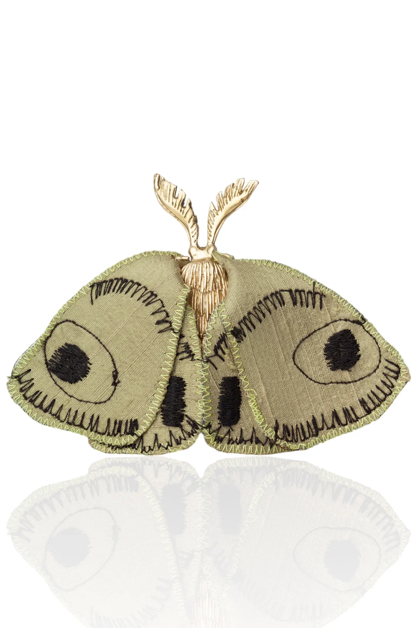 Handmade Jewellery | Exquisite Moth handmade bronze brooch main