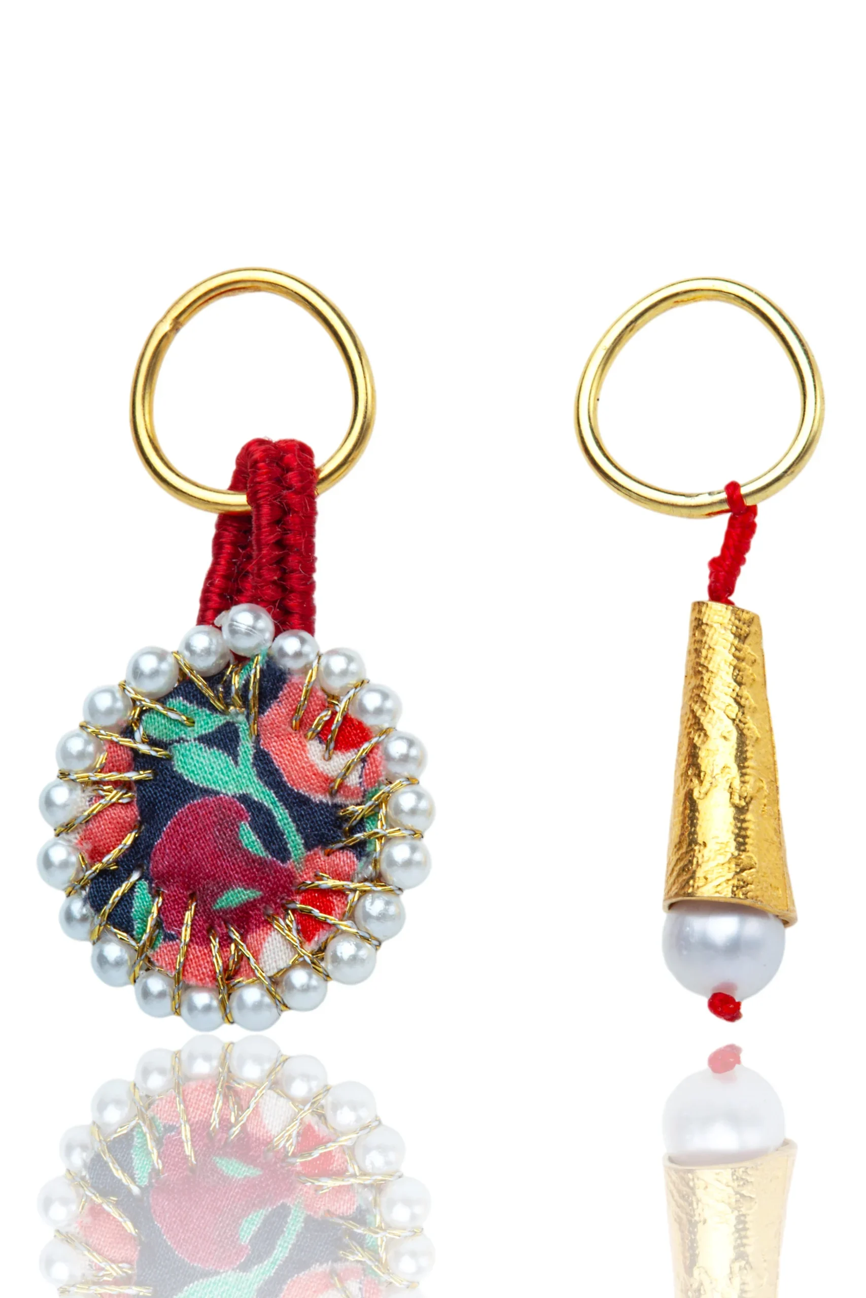 Handmade Jewellery | Elegant colourful silver earrings main