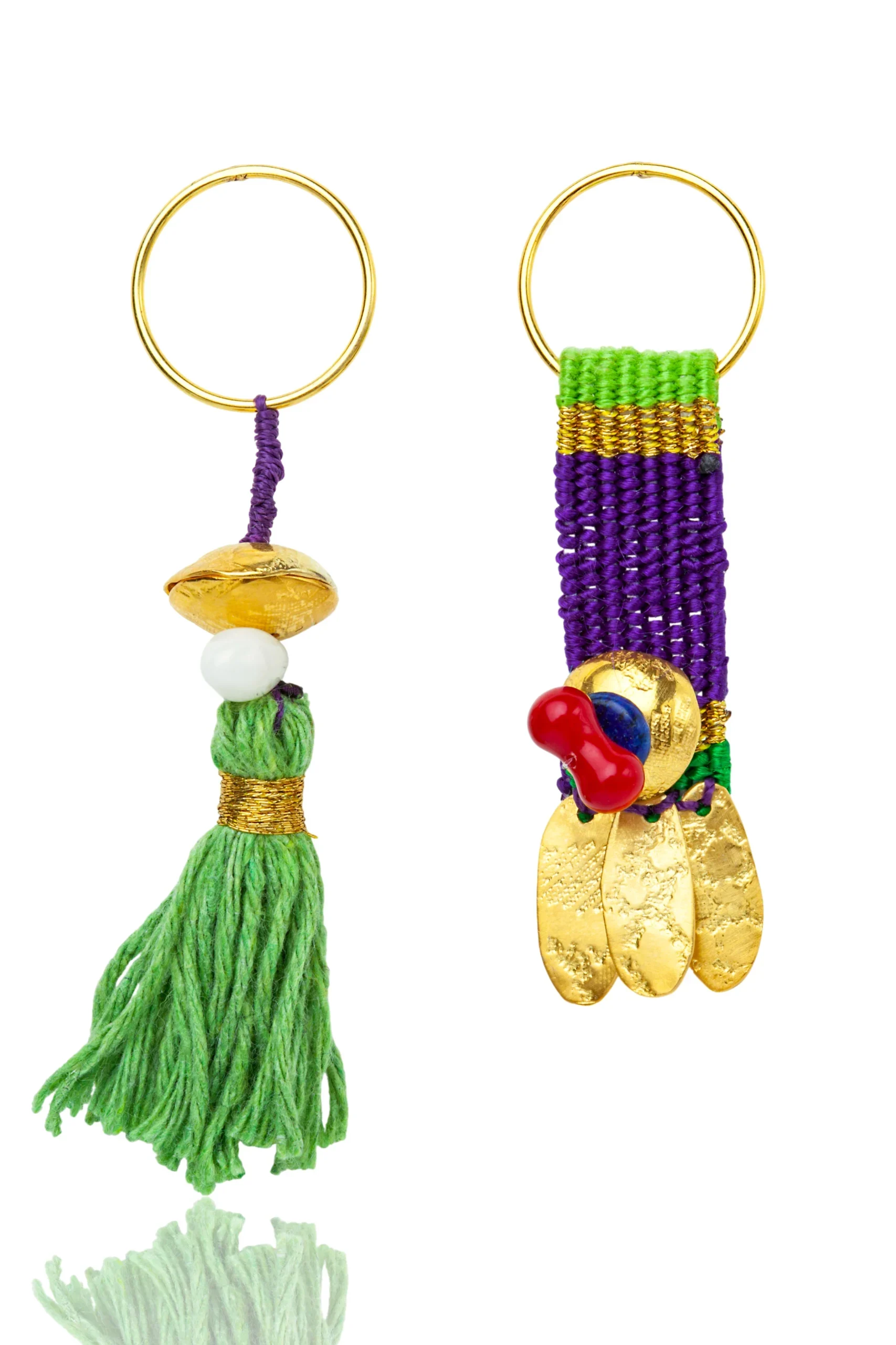 Handmade Jewellery | Handmade silver and woven earrings main